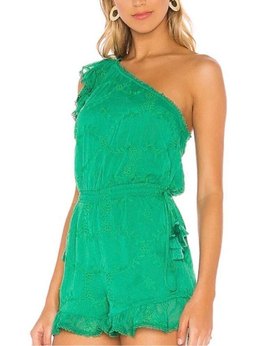 Tularosa Davey Romper in Green